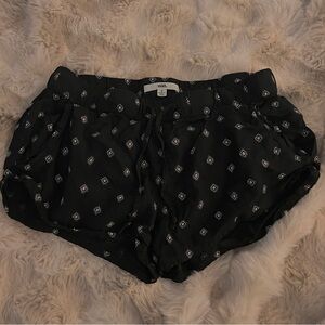 Vans Black and White Women's Shorts